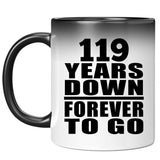 119th Anniversary 119 Years Down Forever to Go - 11oz Color Changing Mug