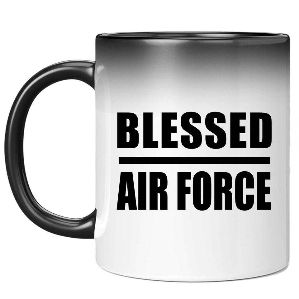 Blessed Air Force - 11oz Color Changing Mug