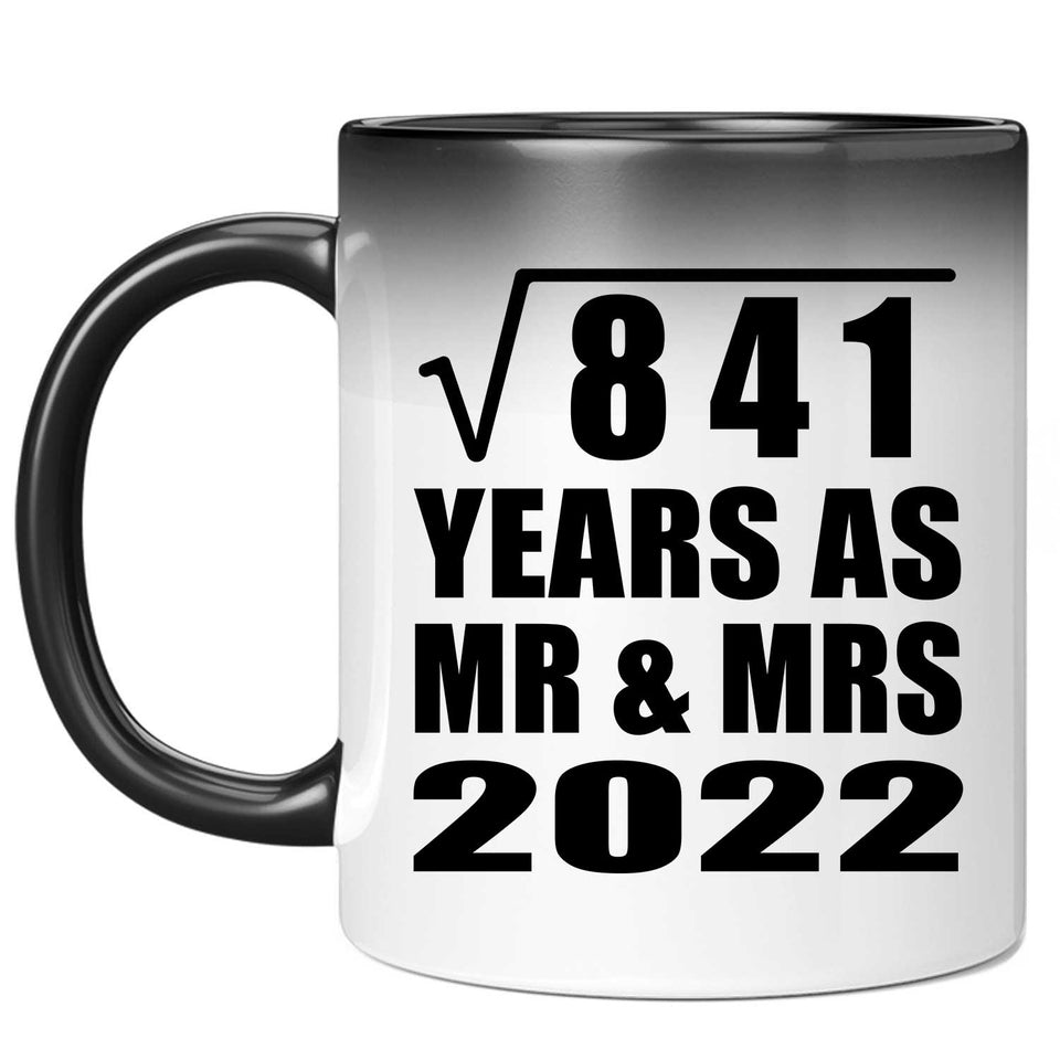 29th Anniversary Square Root of 841 Years As Mr & Mrs 2022 - 11oz Color Changing Mug