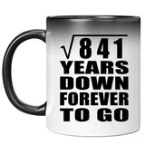 29th Anniversary Square Root of 841 Years Down Forever To Go - 11oz Color Changing Mug