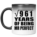 31st Anniversary Square Root of 961 Years of Mr Perfect - 11oz Color Changing Mug