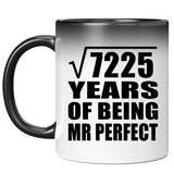 85th Anniversary Square Root of 7225 Years of Mr Perfect - 11oz Color Changing Mug