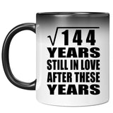 12th Anniversary Square Root of 144 Years Still In Love - 11oz Color Changing Mug