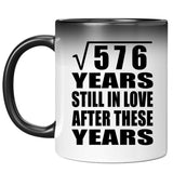 24th Anniversary Square Root of 576 Years Still In Love - 11oz Color Changing Mug