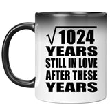 32nd Anniversary Square Root of 1024 Years Still In Love - 11oz Color Changing Mug