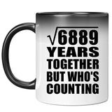 83rd Anniversary Square Root of 6889 Years Who's Counting - 11oz Color Changing Mug