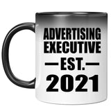 Advertising Executive Established EST. 2021 - 11oz Color Changing Mug