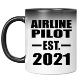 Airline Pilot Established EST. 2021 - 11oz Color Changing Mug