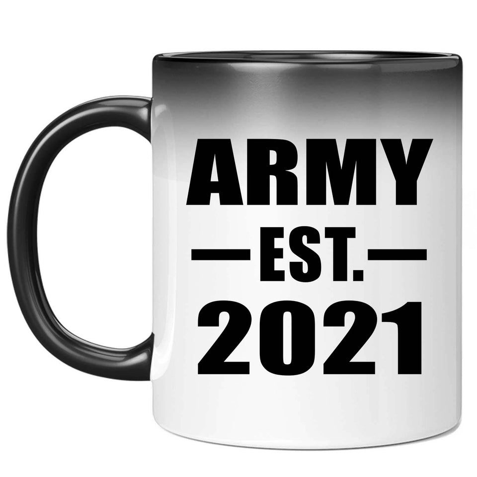 Army Established EST. 2021 - 11oz Color Changing Mug