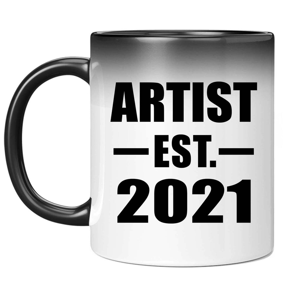 Artist Established EST. 2021 - 11oz Color Changing Mug