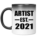 Artist Established EST. 2021 - 11oz Color Changing Mug