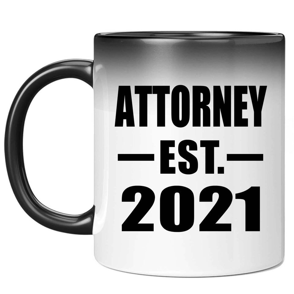 Attorney Established EST. 2021 - 11oz Color Changing Mug