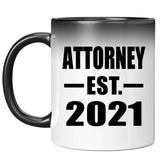 Attorney Established EST. 2021 - 11oz Color Changing Mug