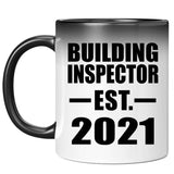 Building Inspector Established EST. 2021 - 11oz Color Changing Mug