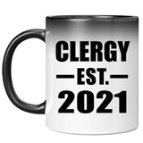 Clergy Established EST. 2021 - 11oz Color Changing Mug