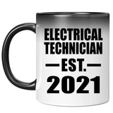 Electrical Technician Established EST. 2021 - 11oz Color Changing Mug