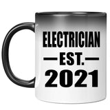 Electrician Established EST. 2021 - 11oz Color Changing Mug