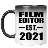 Film Editor Established EST. 2021 - 11oz Color Changing Mug