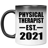 Physical Therapist Established EST. 2021 - 11oz Color Changing Mug