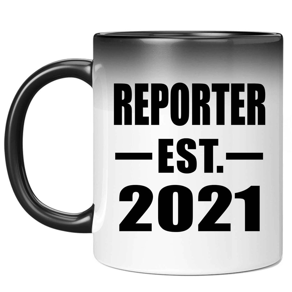 Reporter Established EST. 2021 - 11oz Color Changing Mug