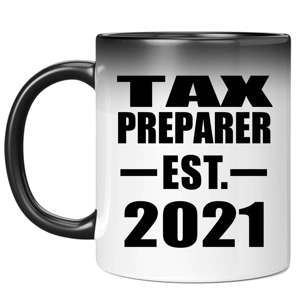 Tax Preparer Established EST. 2021 - 11oz Color Changing Mug