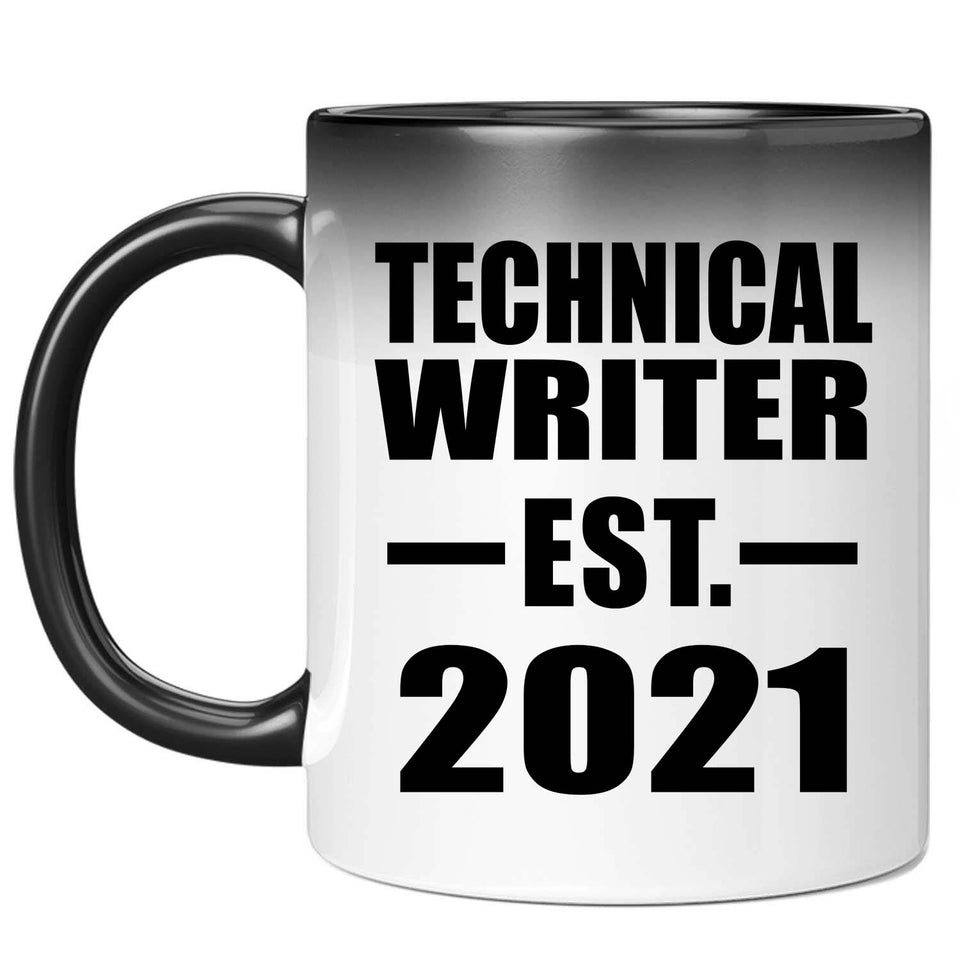 Technical Writer Established EST. 2021 - 11oz Color Changing Mug