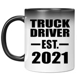 Truck Driver Established EST. 2021 - 11oz Color Changing Mug
