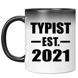 Typist Established EST. 2021 - 11oz Color Changing Mug