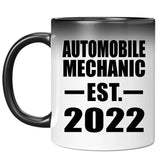 Automobile Mechanic Established EST. 2022 - 11oz Color Changing Mug