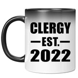 Clergy Established EST. 2022 - 11oz Color Changing Mug