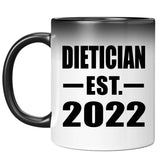 Dietician Established EST. 2022 - 11oz Color Changing Mug