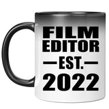 Film Editor Established EST. 2022 - 11oz Color Changing Mug
