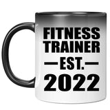 Fitness Trainer Established EST. 2022 - 11oz Color Changing Mug