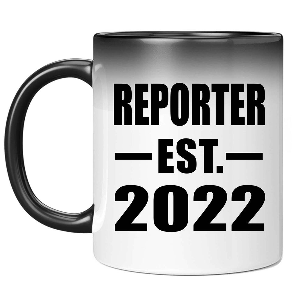 Reporter Established EST. 2022 - 11oz Color Changing Mug