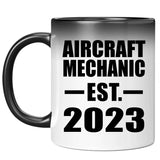 Aircraft Mechanic Established EST. 2023 - 11oz Color Changing Mug