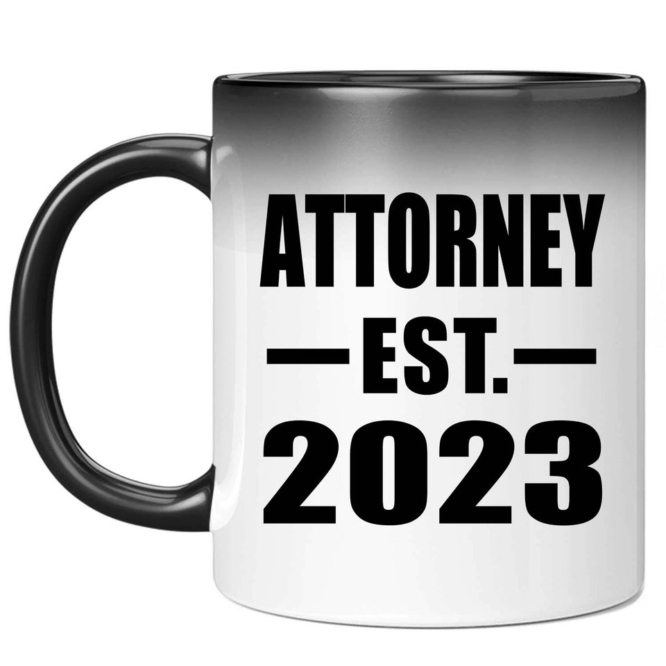 Attorney Established EST. 2023 - 11oz Color Changing Mug
