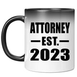 Attorney Established EST. 2023 - 11oz Color Changing Mug