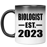 Biologist Established EST. 2023 - 11oz Color Changing Mug