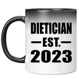 Dietician Established EST. 2023 - 11oz Color Changing Mug