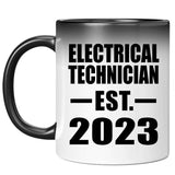 Electrical Technician Established EST. 2023 - 11oz Color Changing Mug