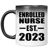 Enrolled Nurse Established EST. 2023 - 11oz Color Changing Mug