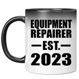 Equipment Repairer Established EST. 2023 - 11oz Color Changing Mug