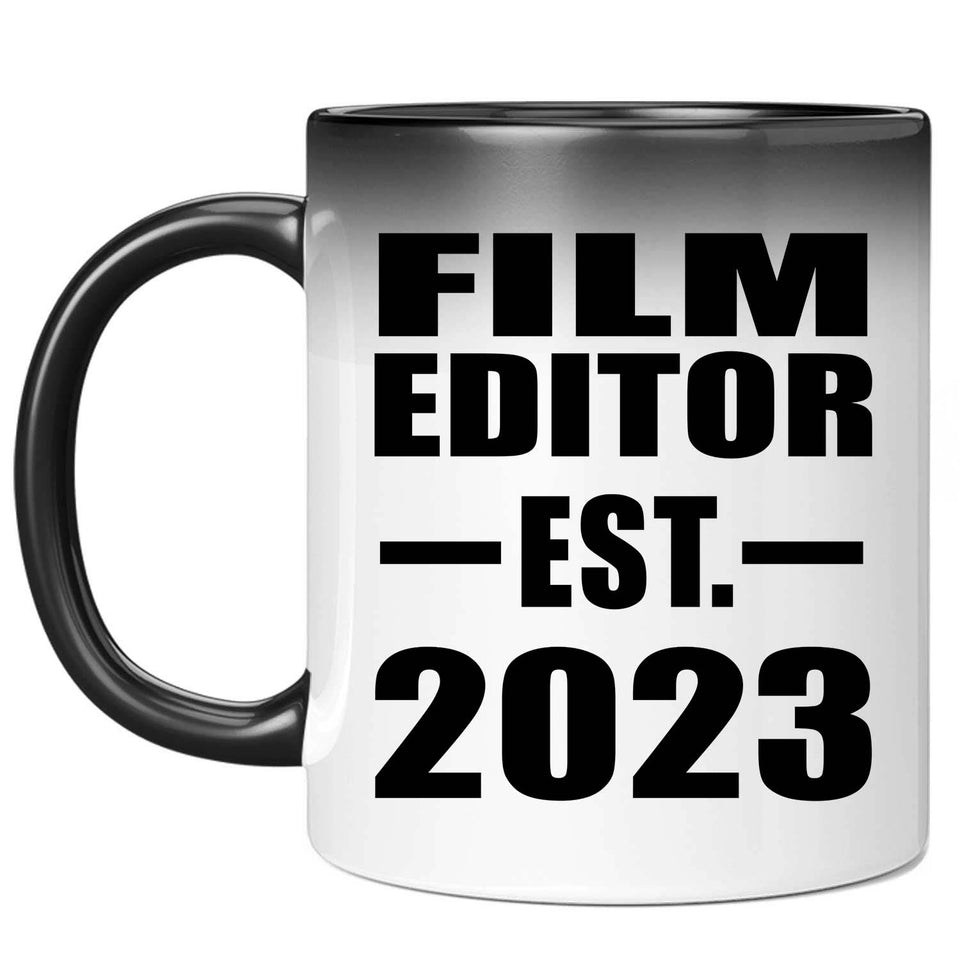 Film Editor Established EST. 2023 - 11oz Color Changing Mug