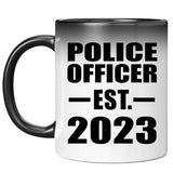 Police Officer Established EST. 2023 - 11oz Color Changing Mug