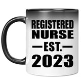 Registered Nurse Established EST. 2023 - 11oz Color Changing Mug