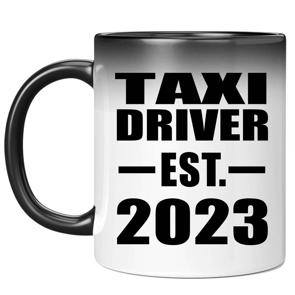 Taxi Driver Established EST. 2023 - 11oz Color Changing Mug
