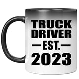Truck Driver Established EST. 2023 - 11oz Color Changing Mug