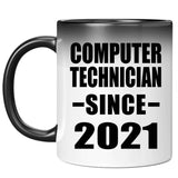 Computer Technician Since 2021 - 11oz Color Changing Mug