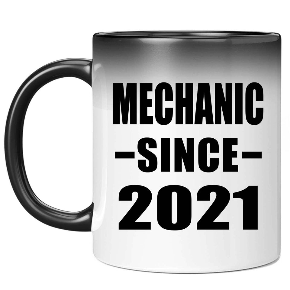 Mechanic Since 2021 - 11oz Color Changing Mug