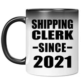 Shipping Clerk Since 2021 - 11oz Color Changing Mug